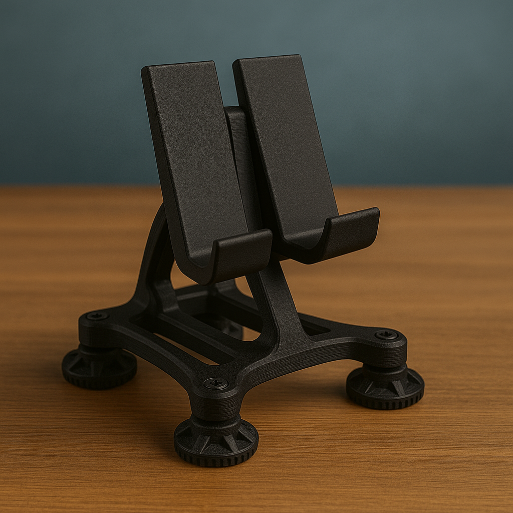 support smartphone noir