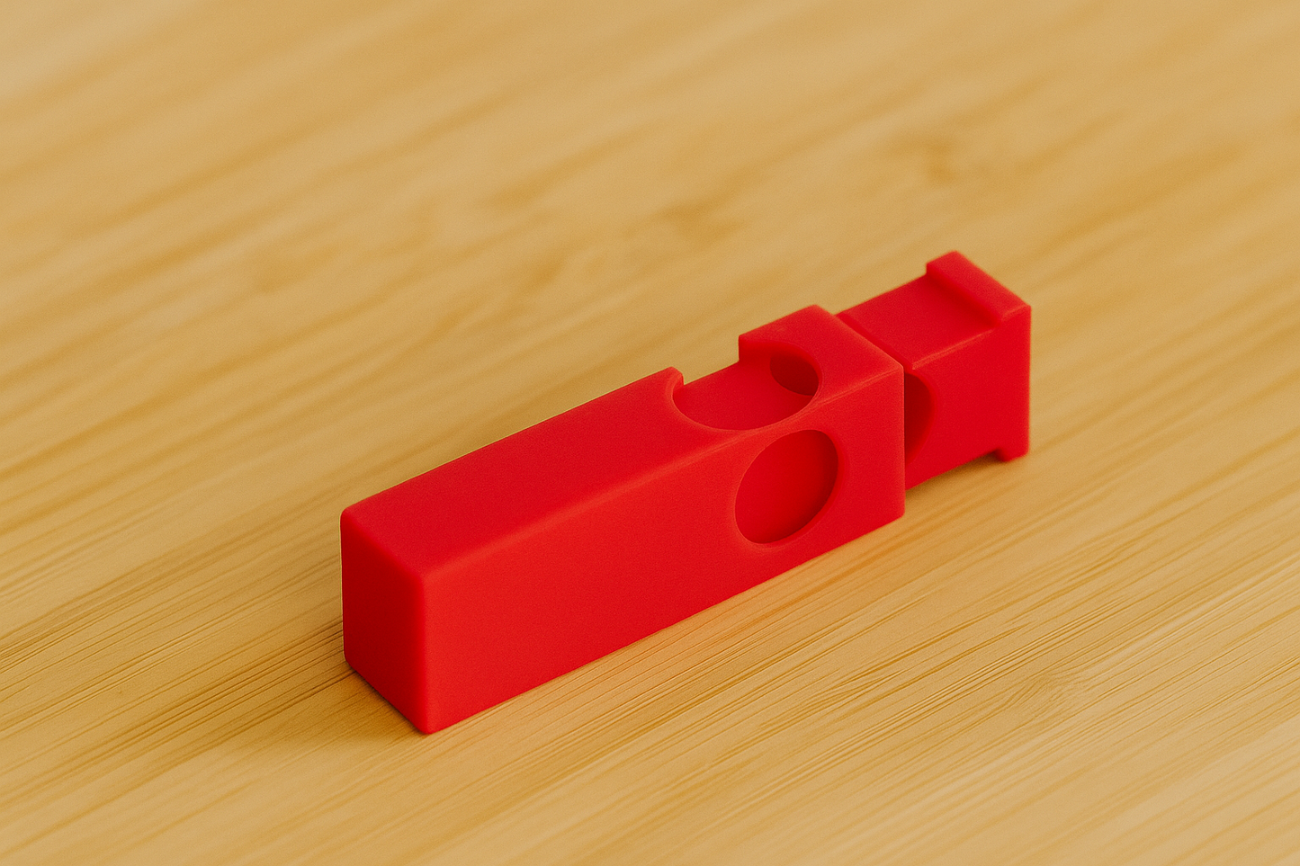 fermeture clip rouge