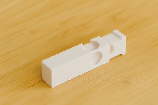 fermeture clip blanc